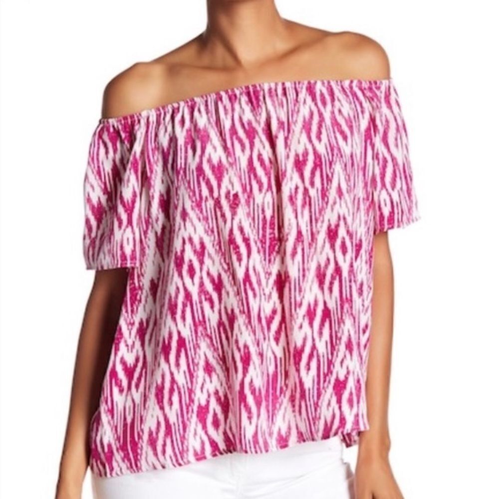 Joie Sz XXS Off The Shoulder Top 100% Silk
